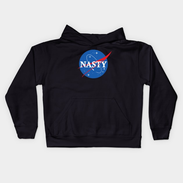 Nasa Nasty Kids Hoodie by Nerd_art